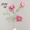 Fake Floral Arrangements for Vases Artificial Scabious Flowers with Bendable Long Stems, Realistic Faux Decorative Table Centerpieces Flower