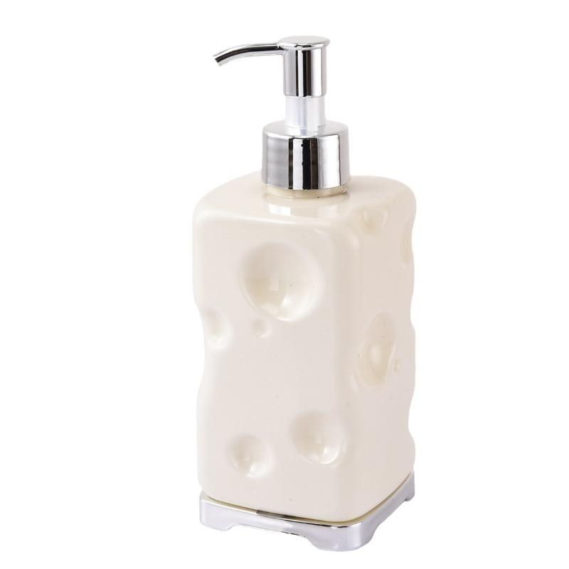 550ml Plastic Cheese Lotion Bottle Luxury Shampoo Shower Gel Hand Sanitizer Household Bathroom Counter Press Soap Dispenser