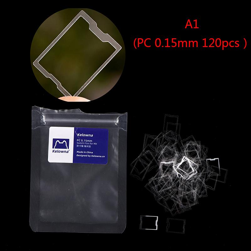 

120 шт./упак. Kelowna Clear Mx Switch Film для механической клавиатуры Htv Shaft Film