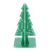 DIY 3D Christmas Tree Easy Installation Battery/USB Powered Electronic Exercise Kit Handmade Christmas Decor Kits for DIY Lovers