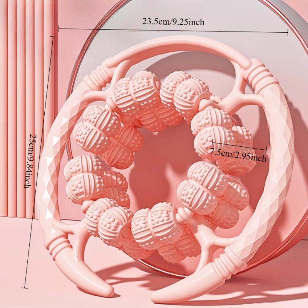 1PC Full Package Upgrade 32 Wheels Circular Massager Roller Leg Clamping Massager Dredge Meridians and Relax Thin Legs