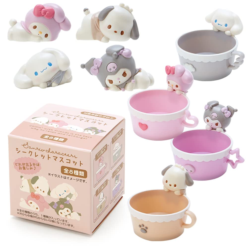 

Sanrio Sanrio Characters Complete Set Miniature Mascot Chill Time 809527 One Size (Dazed Design)