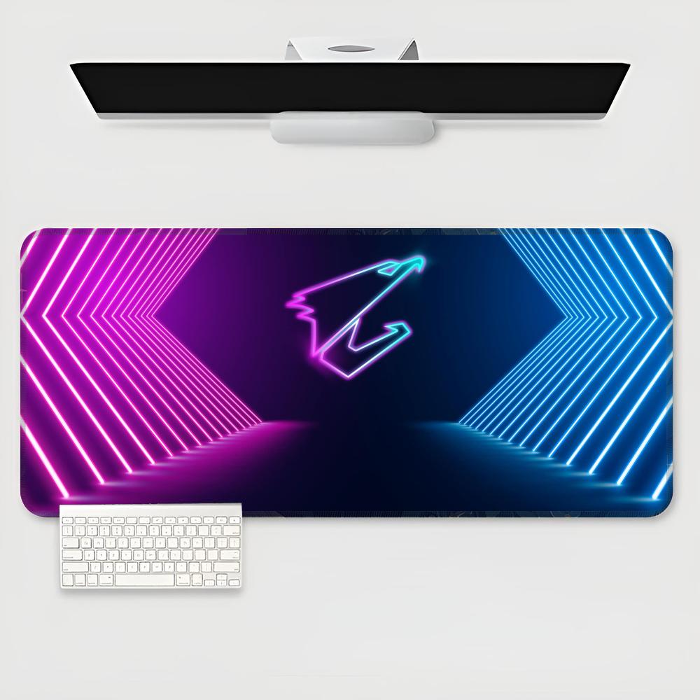 Aorus Mouse Pad Large Gamer XXL Keyboard Mat On Mat 900X400MM Carpet Rubber Desk Mat Gaming Mouse Pad
