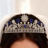 Bridal Crown Sunflower   Rhinestone Princess Crown for Women Bridal Wedding Prom Birthday Hair Accessories