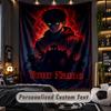 Personalized Wall Tapestry,Solo Leveling Custom Printed Name, Fabric Wall Art For Indoor Room Backdrop