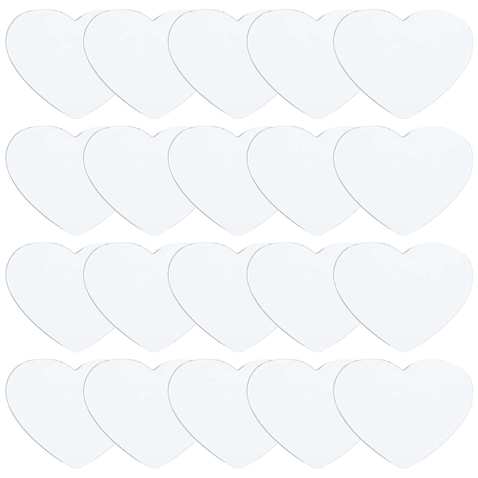 20Pcs Sublimation Blank Fridge Magnets Sublimation Printing Fridge Magnet Blanks DIY Decorative Magnets for Wall Door Decoration