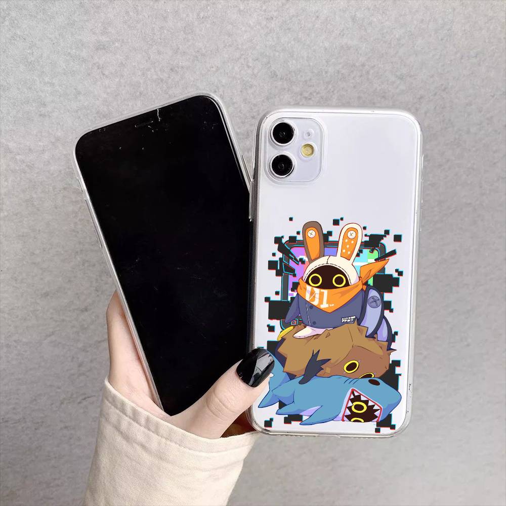 Zenless Zone Zero Bangboo Phone Case For iPhone17,16,15,14,13,12,11 Plus,Pro Max Soft Transparent Cover