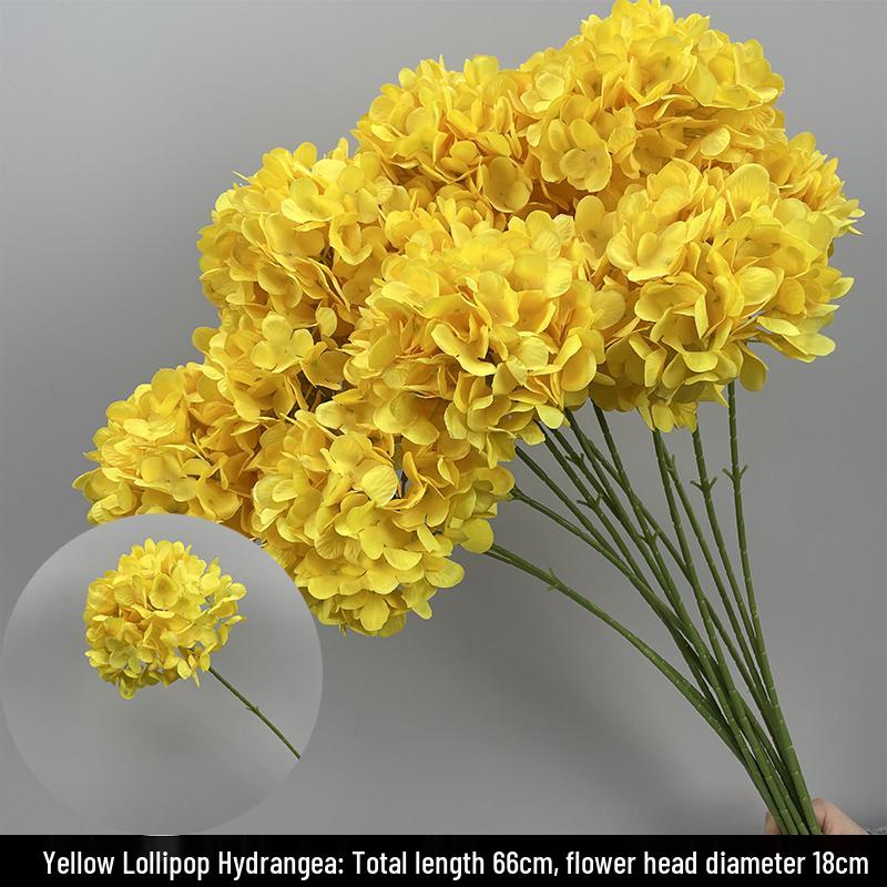 Large Silk Hydrangea Snowball Wedding Decoration Flower Arrangement