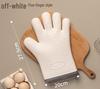 In Stock Silicone Anti-scald Five-Finger Kitchen Gloves, Heat-resistant for Oven and Microwave, Custom Logo Available