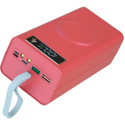 T21 21x18650 Ficklampa Batteriladdare Box Power Bank Hållare DIY Shell Case Dubbel USB 18650 Batteri Shell Lagring Organisera