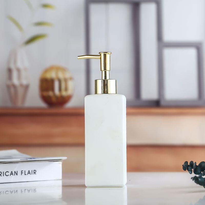 Modern Hand Sanitizer Glass Soap Container Home Hotel Make-up Remover Shampoo Collection Bottle Bathroom Decoration Accessories