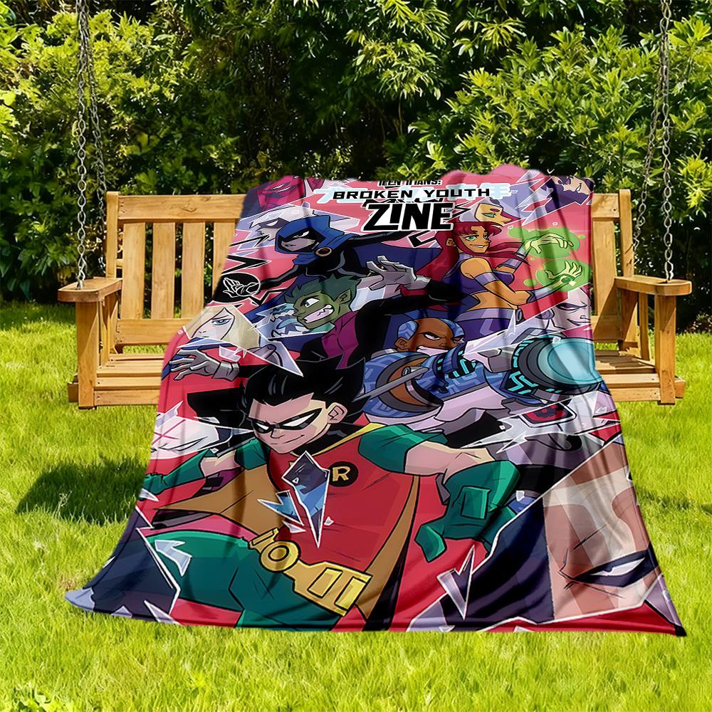 

1PC KPop Demon Hunters Outdoor Blanket Lightweight Flannel, Soft & Warm, All-Season Use for Sofa, Outdoor, Camping, Living Room15 130x150cm