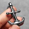Skull Anchor Amulets Stainless Steel Jewelry Men Necklaces with Pendant for Male Women Punk Hip Hop Accessories Gifts Wholesale