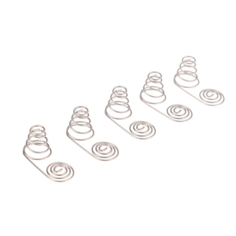 Reliable Metal Coated Battery Coil Contact Plate Coil Springs For 2A Battery Consistent Electrical Linkage