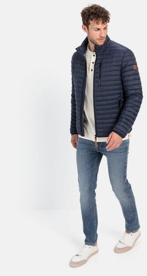Winter Jacket Camel Active Quilted Jacket with Zip and Pockets Navy