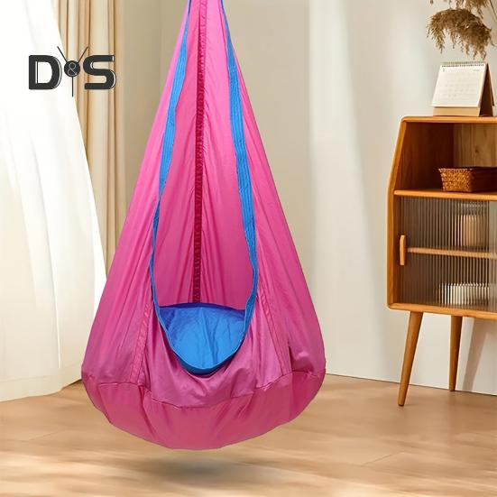 1 Set Kindertherapie-Schaukel mit Kissen Innen Außen Decke Baum Hängemattenstuhl Beschläge Inklusive Kinder mit besonderen Bedürfnissen Erwachsene Sensorische Schaukel