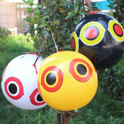 1-5pcs Outdoor Anti Bird Repellent Balloons, Inflatable Scare Eye Balloons, Repeller Pest, Hunting Ball, Orchard Farm Protector