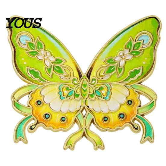 Decorative Metal Lapel Pin Chinese Style Paper Kite Brooch, Enamel Butterfly Goldfish Swallow Vintage Women Jewelry Badge, for Clothing Scarves