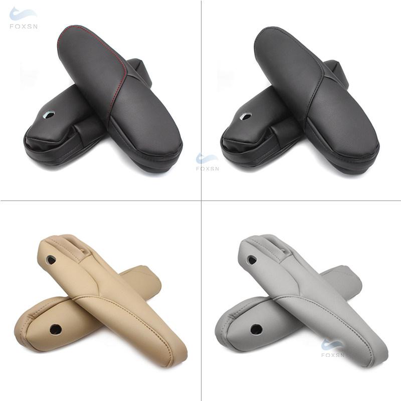 Cubierta de cuero PU con reposabrazos de esponja para Honda CRV CR-V 2007 2008 2009, cubierta embellecedora de manija de reposabrazos de asiento lateral de conductor y pasajero