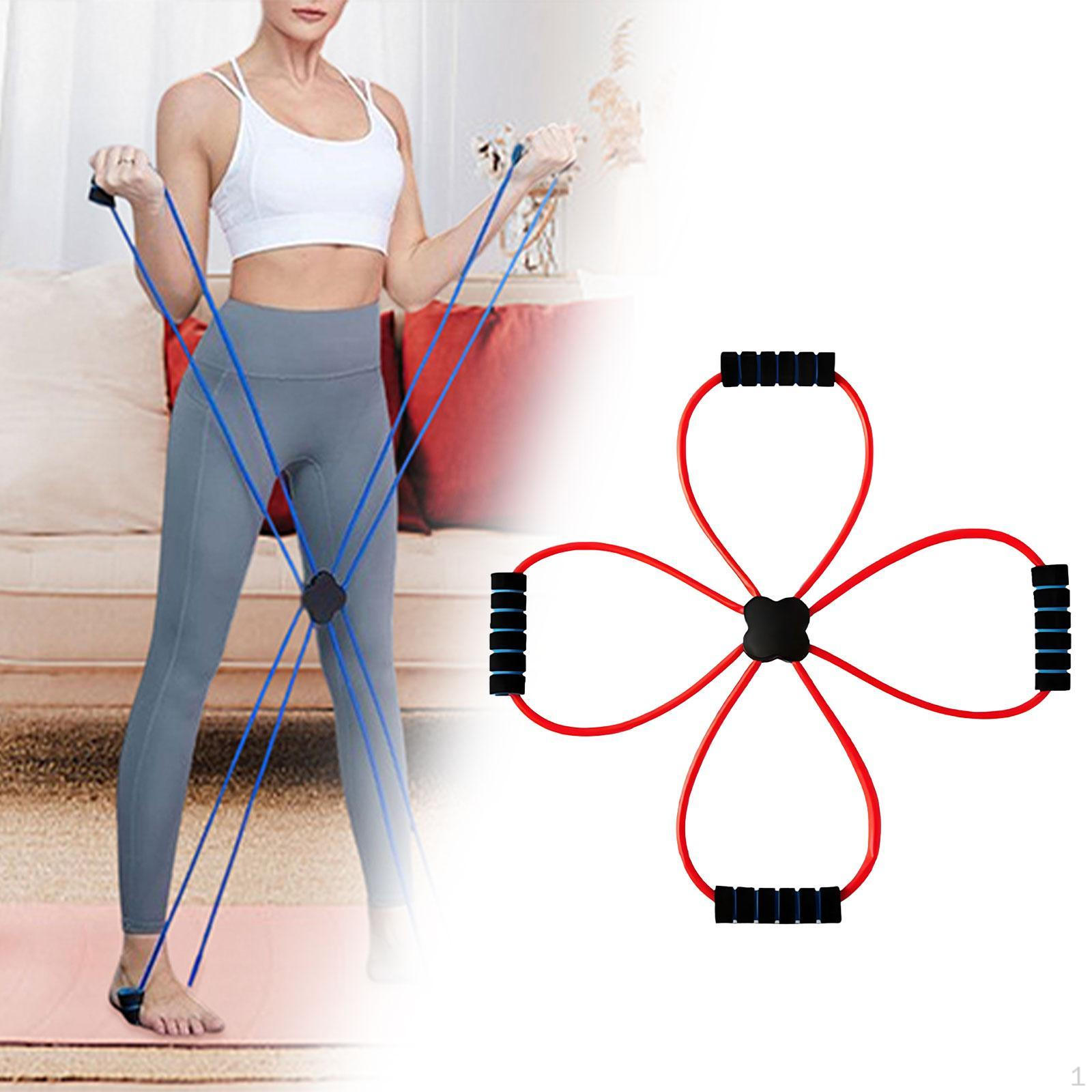 

Resistant Band Exercise Arm Back Elastic Rope Multifunctional Gift for Sports Lover красный