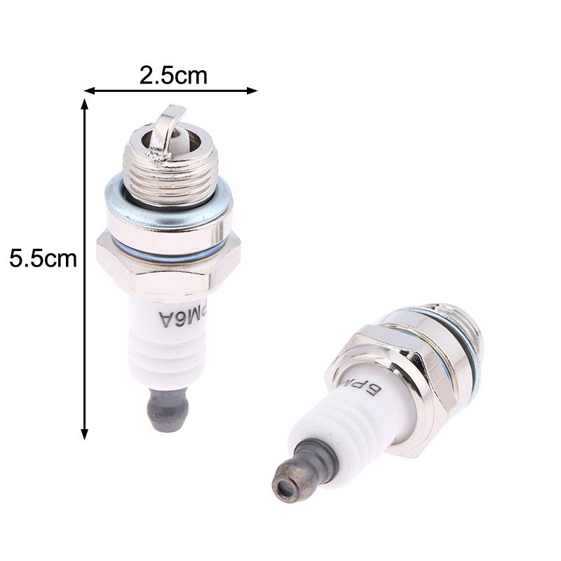 1Pc Chainsaw Lawn Mower Spark Plug For Engine Motor Trimmer Spare Parts Bm6A With Packaging