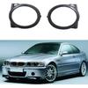 Car Front Bumper Left Right Side Foglight Grille Lamp Cover, Fog Light Lamps Ring Cover Trims, Compatible with BMW M3 E46 2000-2006