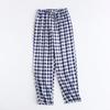 Spring Couples Cotton Gauze Sleep Pants Home Tie Pajama Pant Men's Bottom Pants Sleeping Pants Pajama Bottoms