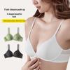 Zhangyou Women's Seamless Front-Buckle Sports Bra for Small Chests - Anti-Sagging, Gathered Design, Minimized Look for Larger Chests