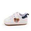 Baby Shoes Cute Bear Sneaker Spring and Autumn Style High Quality PU and TPR Sole Anti-slip 0-9-18 Month Toddler Walking BMB3134
