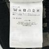 Ausgezeichnete MONCLER Strickmütze BERRETTO Logo-Patch schwarze Baumwolle Damen Gebraucht