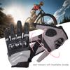 Winter Unisex Anti Collision Breathable Bike Gloves Cycling Equipment Black(black S)