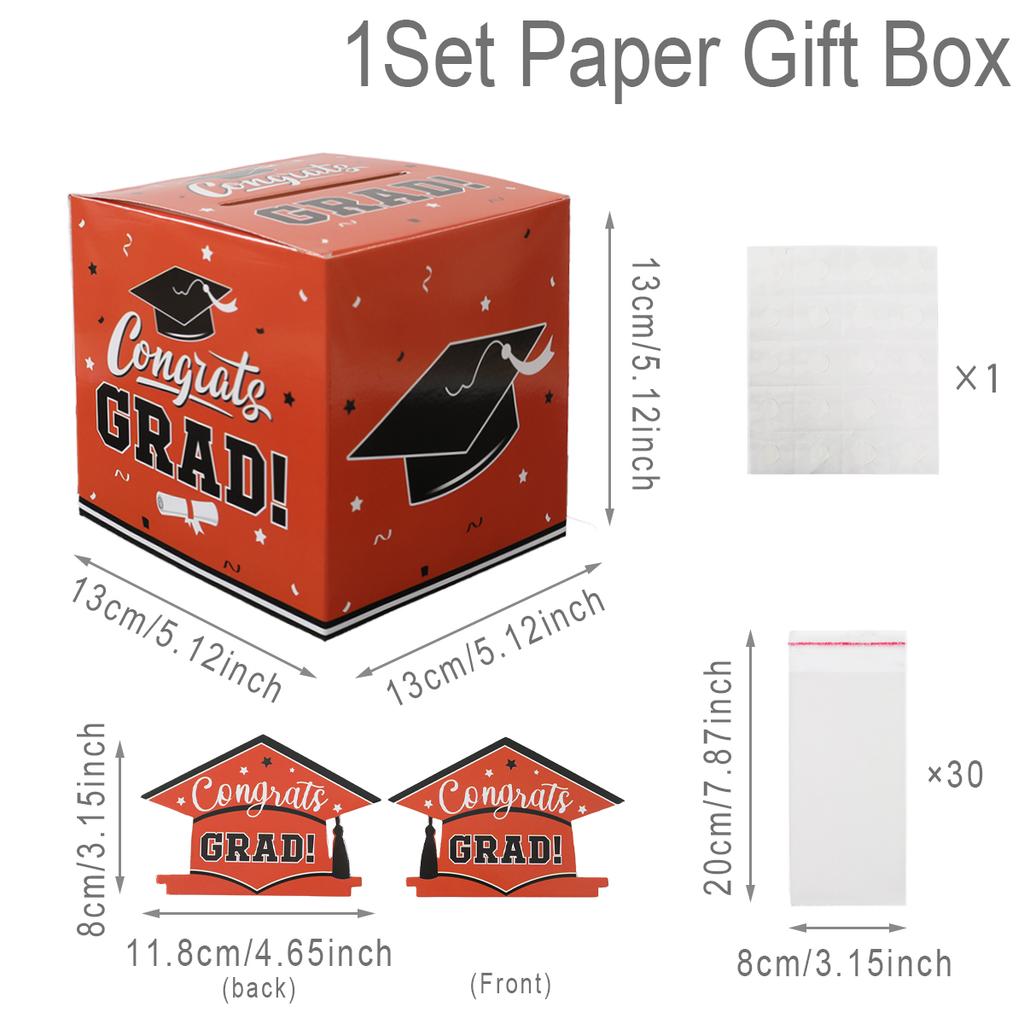 Graduation Season Cash Gift Box Congrats Grad Class of 2025 Party Decor Gift Graduation Celebration Party Supplies Money Box