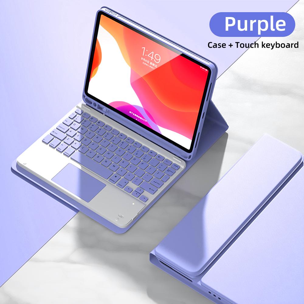 Case Keyboard For iPad Air 11 13 2024,For iPad 10.2 7/8/9th 10th Generation,Air 4 5 10.9'' Pro 11 12.9 Cover With Pencil Holder