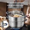 KOBACH 3-Layer 32cm Stainless Steel Steamer Pot