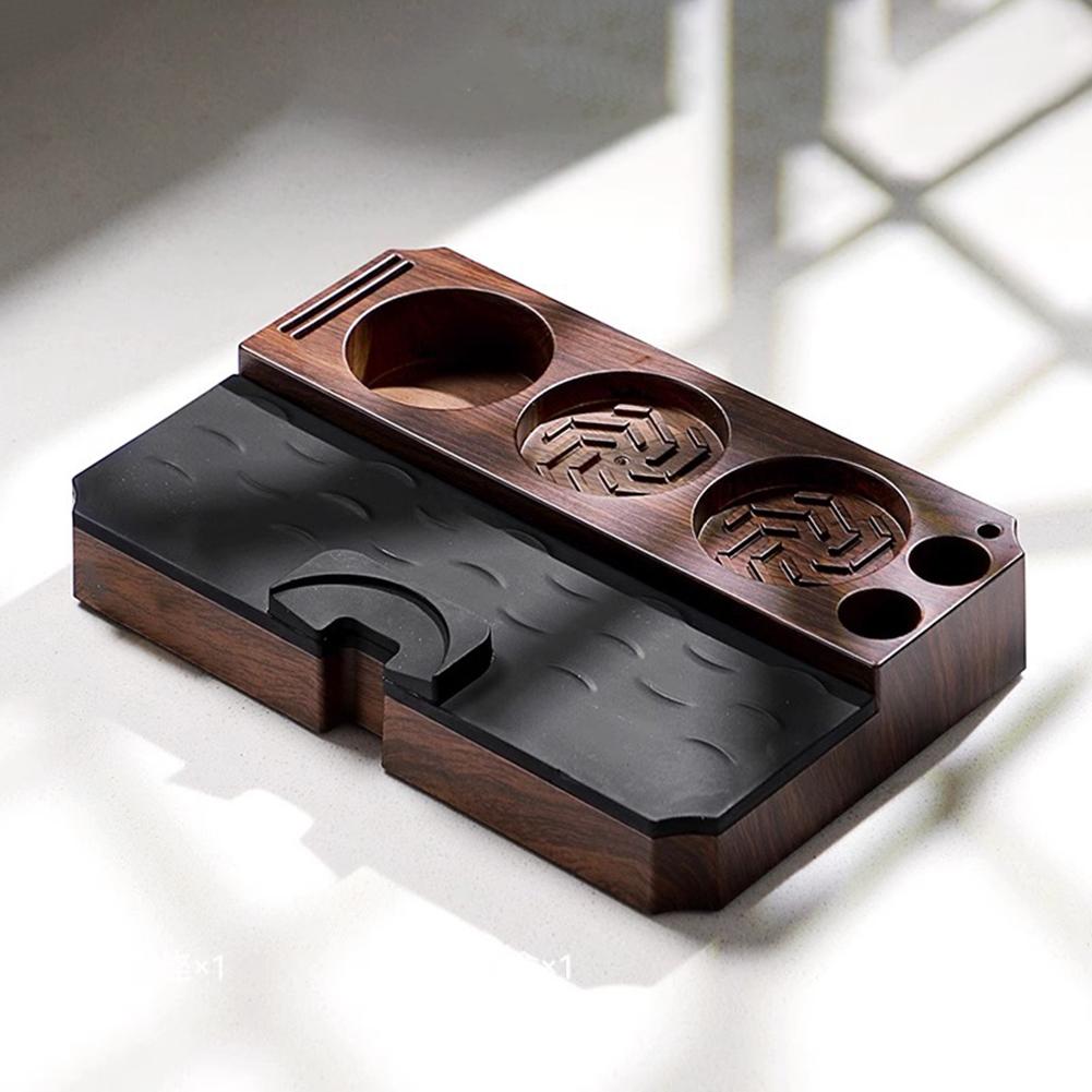 Washable Card Slot Design Espresso Tamper Station Ensures Cleanliness