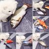 Realistic Chew  Mint Catnip Simulation Fish Shape Kitten Playing Pet Interactive Cat Play