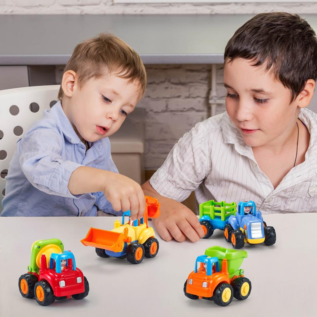 Friction Driven Cars, Pushes And Toy Trucks For Construction Vehicles