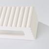 Rigata white ceramic wall lamp