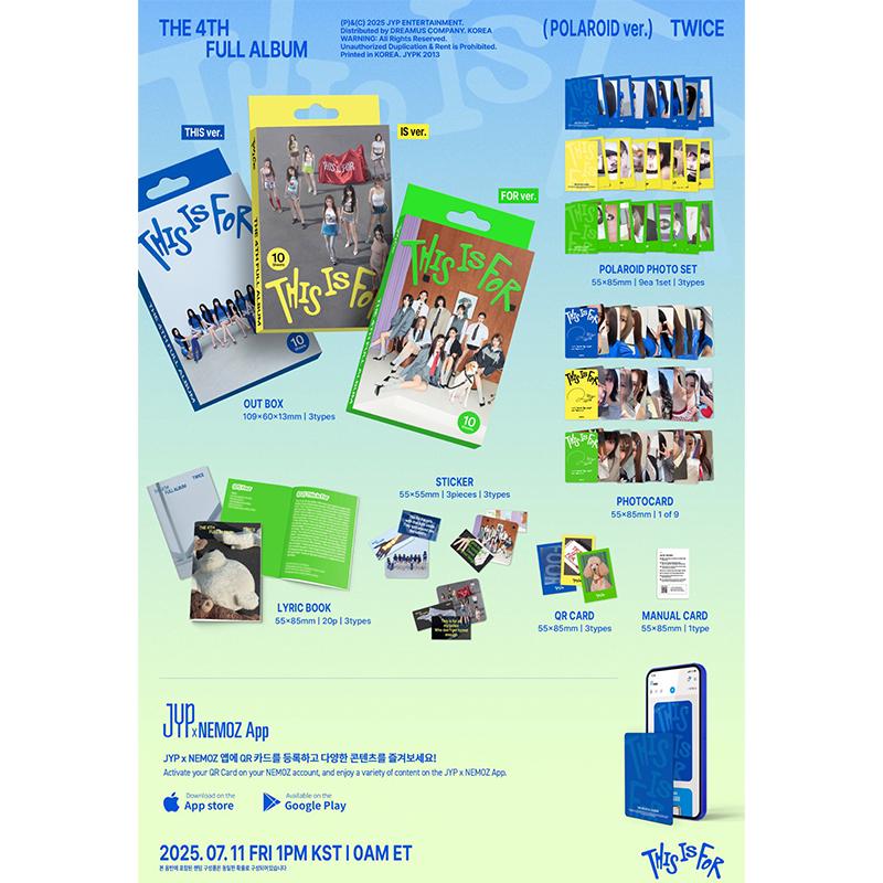 TWICE 4TH FULL ALBUM [THIS IS FOR] Platform (Polaroid Ver.) (Online Benefit)