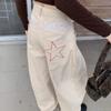 Baggy Star Jeans Women Y2k Loose Casual Pants Female Clothing Denim Jeans  Lady