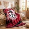 Bournemouth Football Print Flannel Blanket Soft Warm Sofa Bed Throw Blanket For Home Office Bedroom