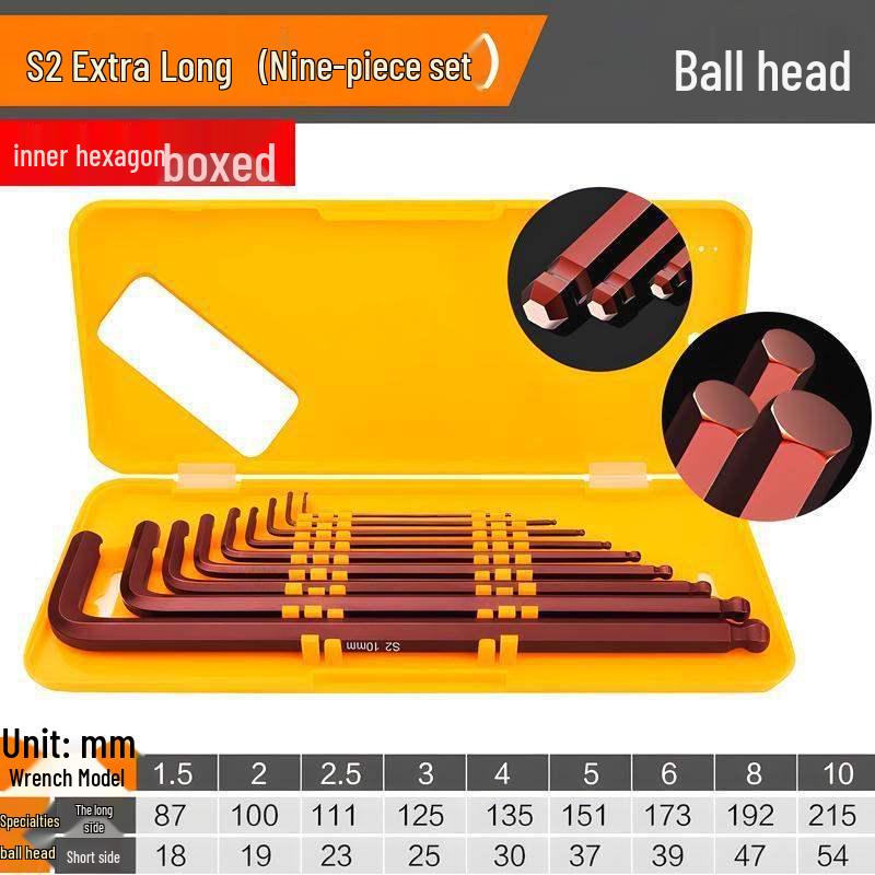 Industrial Grade Torx Hex Key Set - High Hardness German Quality