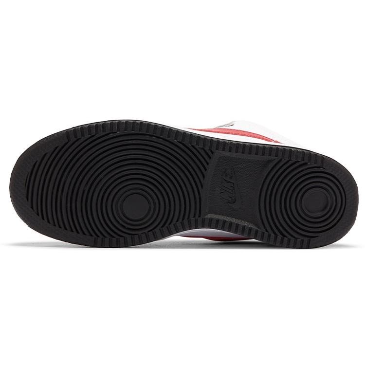 (GS) Nike Court Borough Mid 'White Red' Kids' 839977-103