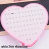Women's Heart Stud Earrings Set in Acrylic Resin - Boxed Jewelry Accessory