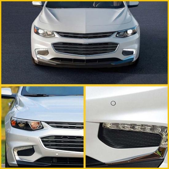 Front Right Fog Left Light Lamp Chrome Cover Bezel For 2016-18 Chevrolet Malibu