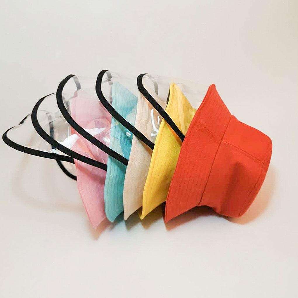 Kids Face Protection Hat Children Detachable Transparent Face Protection