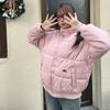 2025 winter new padded clothes women's Korean ins warm, comfortable, simple and versatile bread jacket thickened cotton jacket