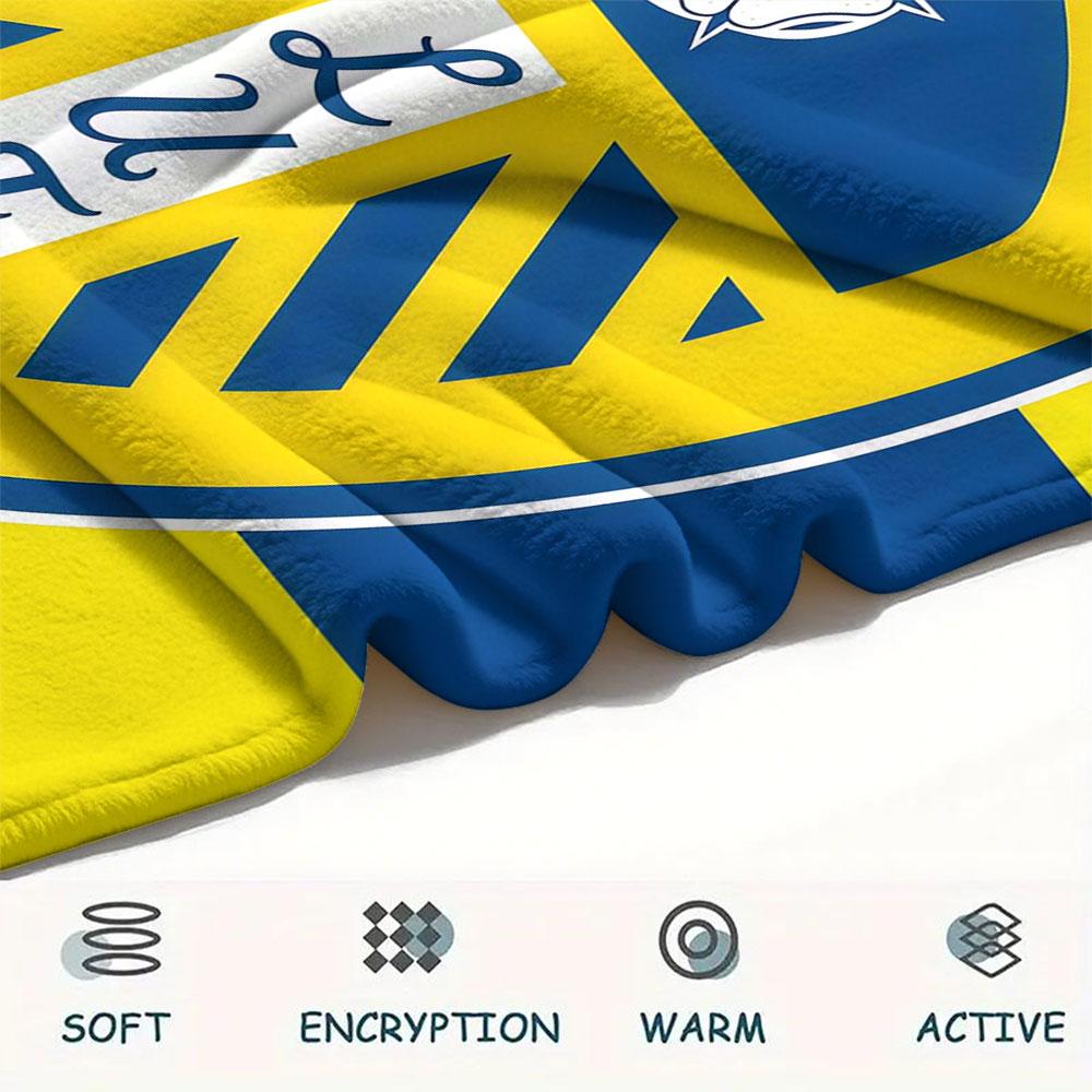 Leeds Poster Blanket, High Quality Comfortable for All Seasons, Home Decor, Warmth and Comfort