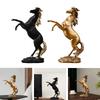 Modern Horse Statue Figurines Model Artwork Collectable Simulation Animal Fengshui for Home Desk Collectible Wine Cabinet Decor