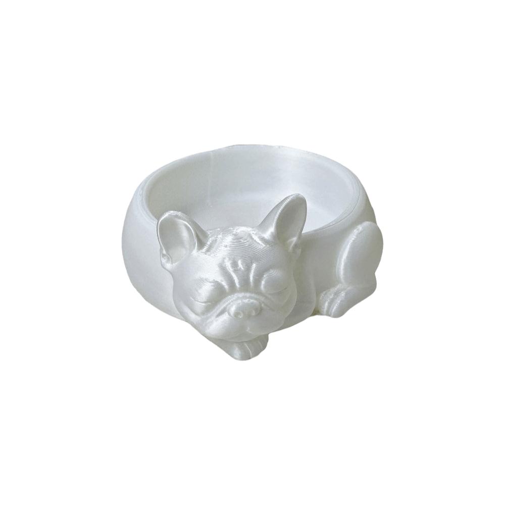 Ornaments Dog Shaped Flowerpot Funny Bulldog Plant Pot Cute Puppy Figurine Desktop